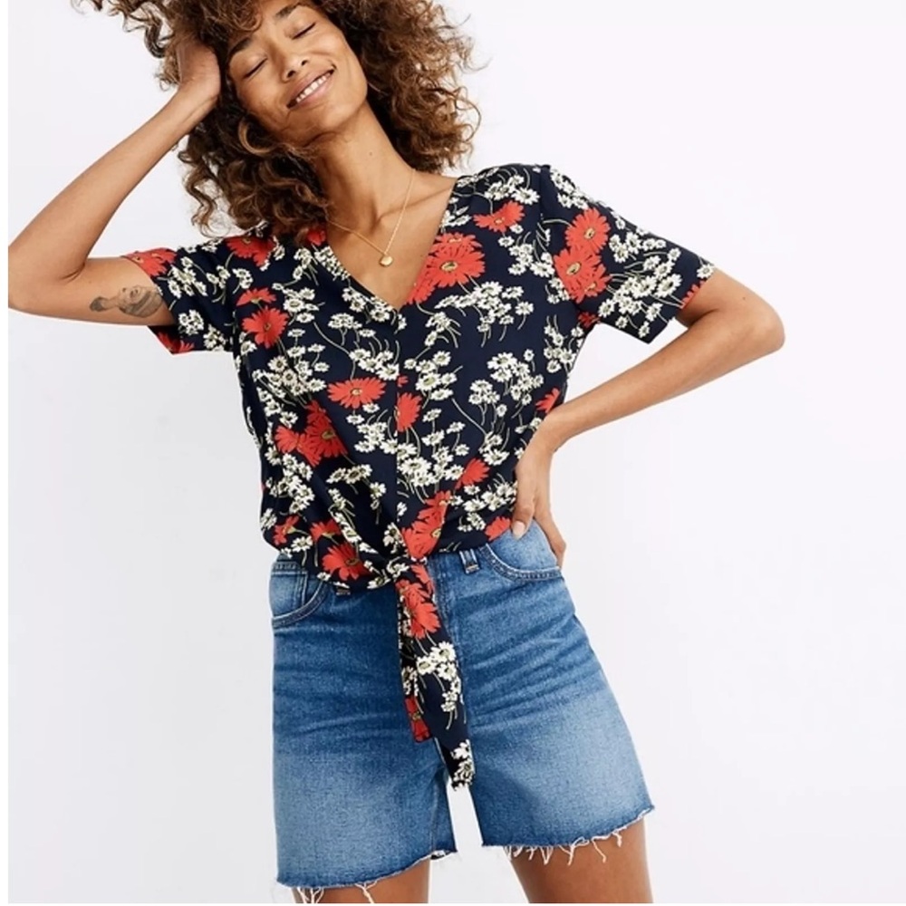 Madewell The Perfect high rise Jean Short in Ullman Wash k9361